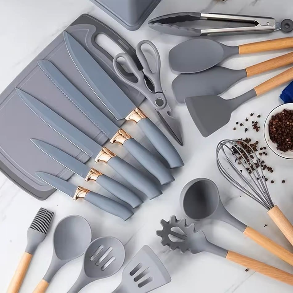 Set de utensilios de cocina de 19 piezas