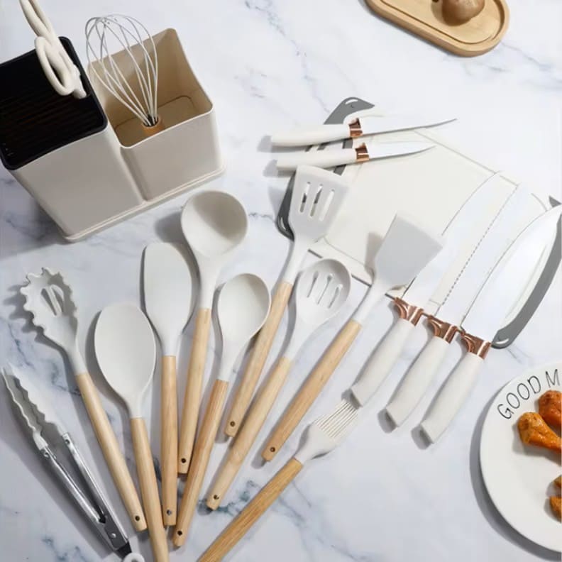 Set de utensilios de cocina de 19 piezas