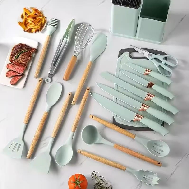 Set de utensilios de cocina de 19 piezas